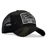 Support Your Local Cowboys Patch Snapback Hat - DIRTY COWBOY USA - Flyclothing LLC