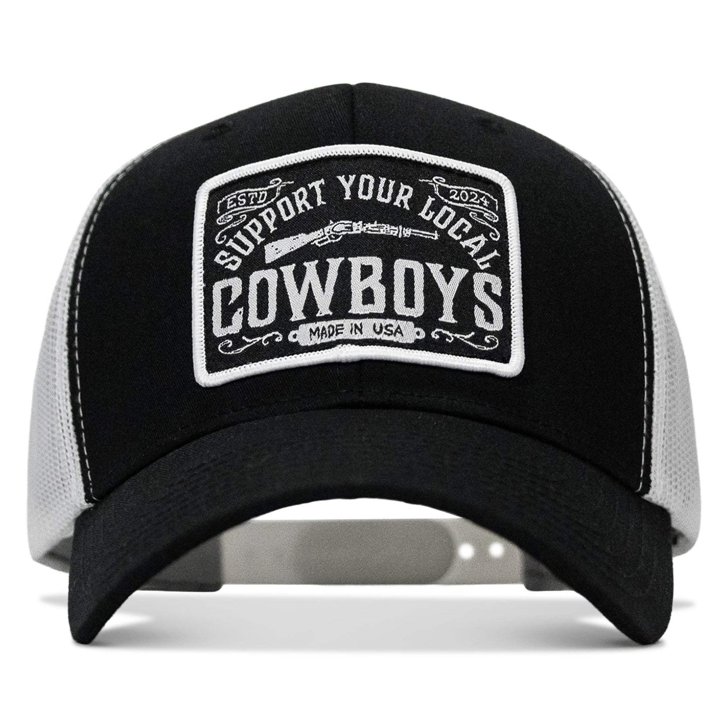 Support Your Local Cowboys Patch Snapback Hat - DIRTY COWBOY USA - Flyclothing LLC