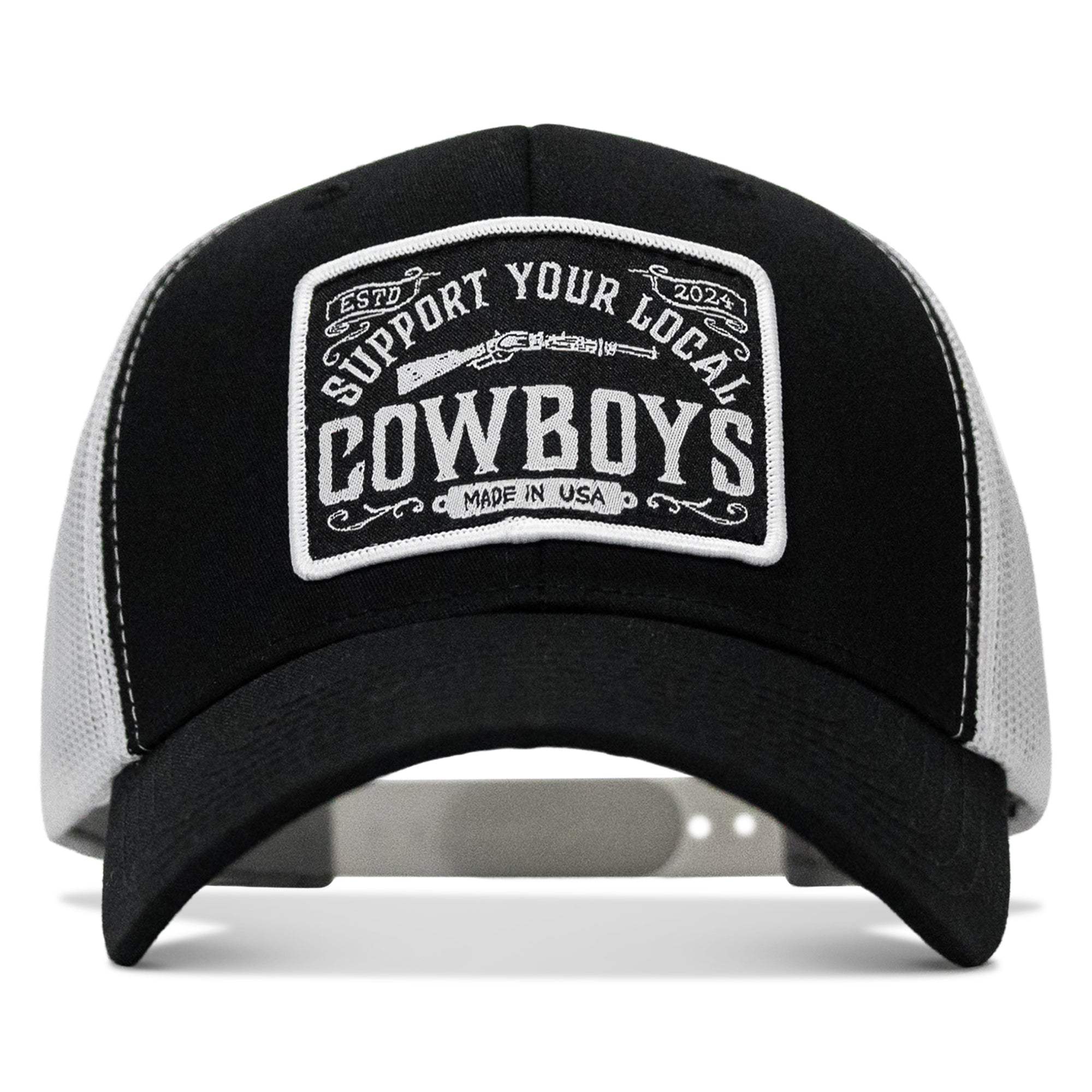 Support Your Local Cowboys Patch Snapback Hat - DIRTY COWBOY USA - Flyclothing LLC