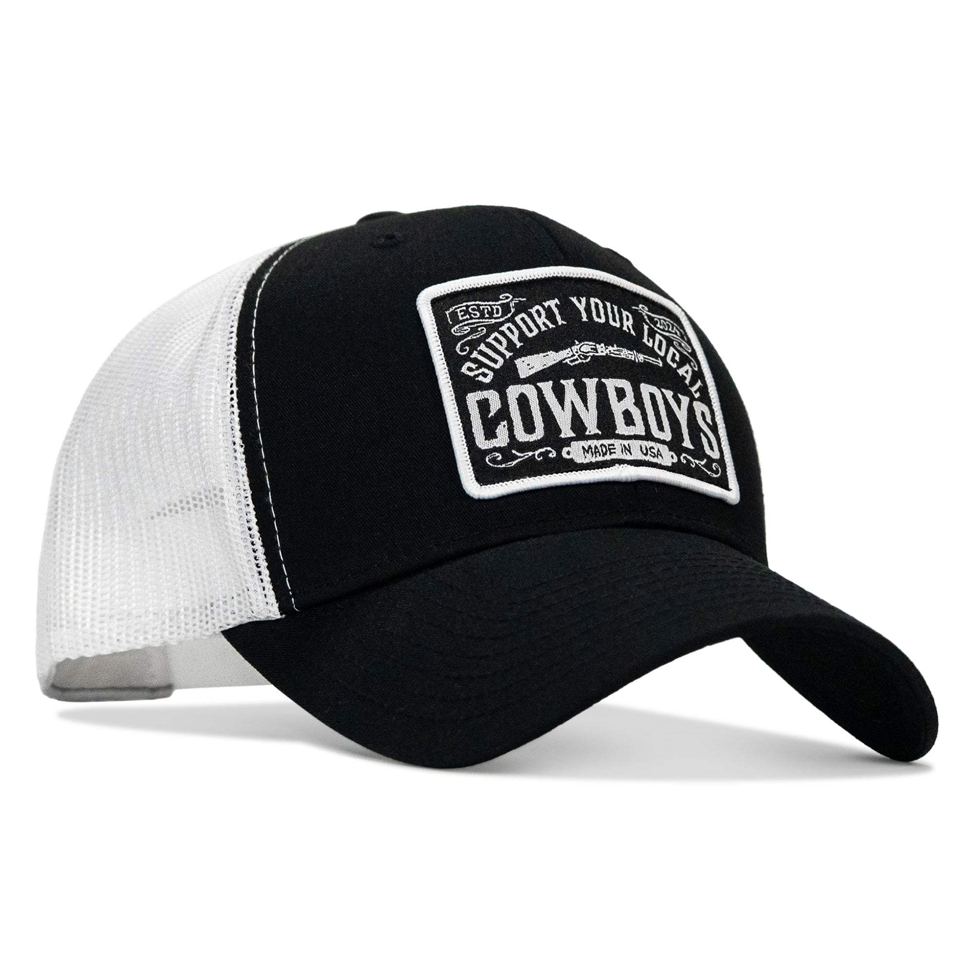 Support Your Local Cowboys Patch Snapback Hat - DIRTY COWBOY USA - Flyclothing LLC