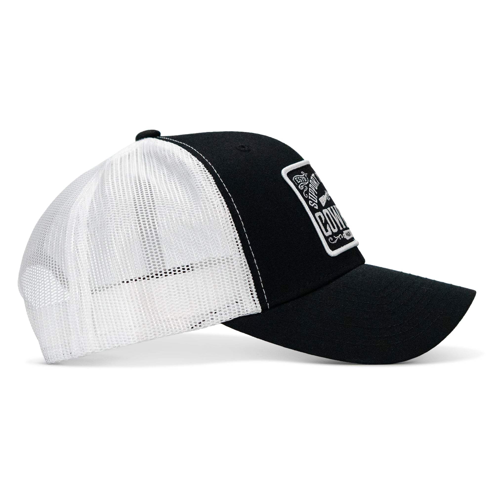 Support Your Local Cowboys Patch Snapback Hat - DIRTY COWBOY USA - Flyclothing LLC