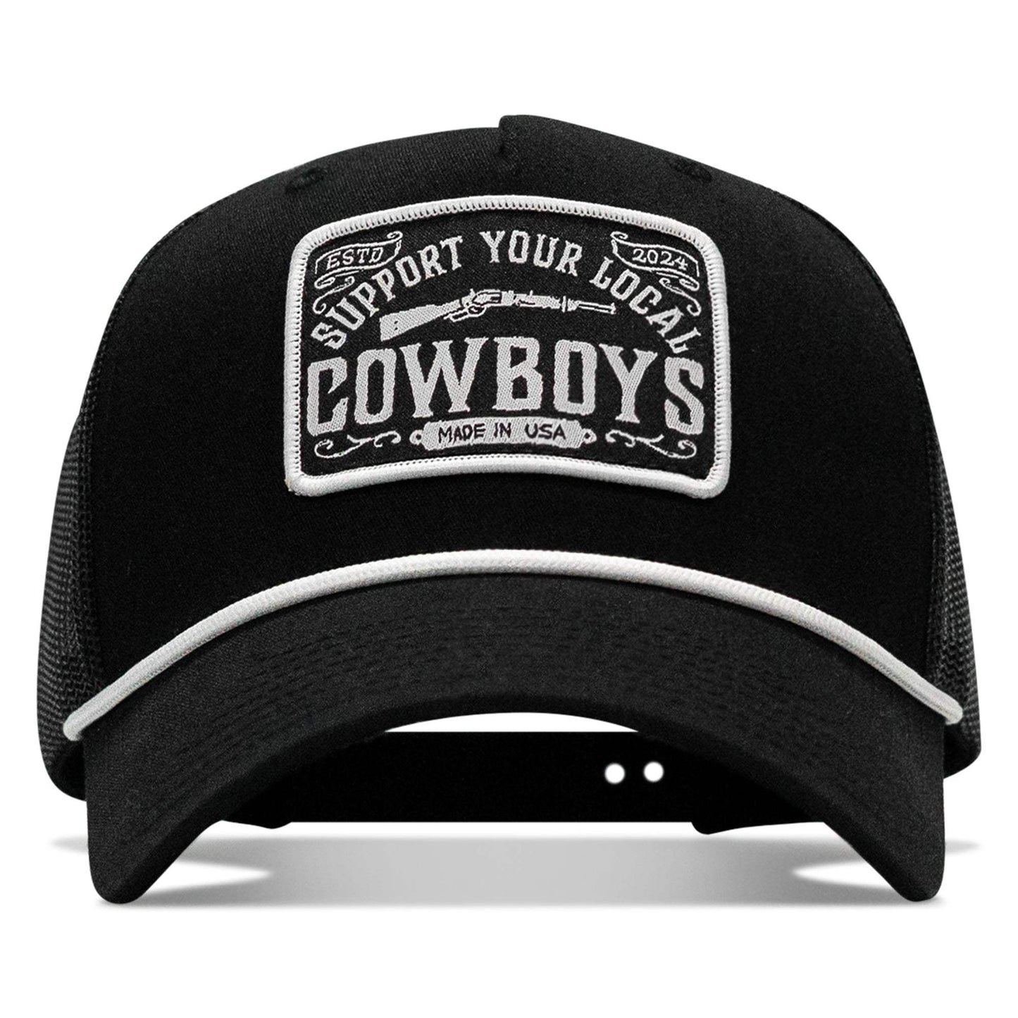 Support Your Local Cowboys Patch Rope Snapback Hat - DIRTY COWBOY USA - Flyclothing LLC
