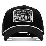Support Your Local Cowboys Patch Rope Snapback Hat - DIRTY COWBOY USA - Flyclothing LLC