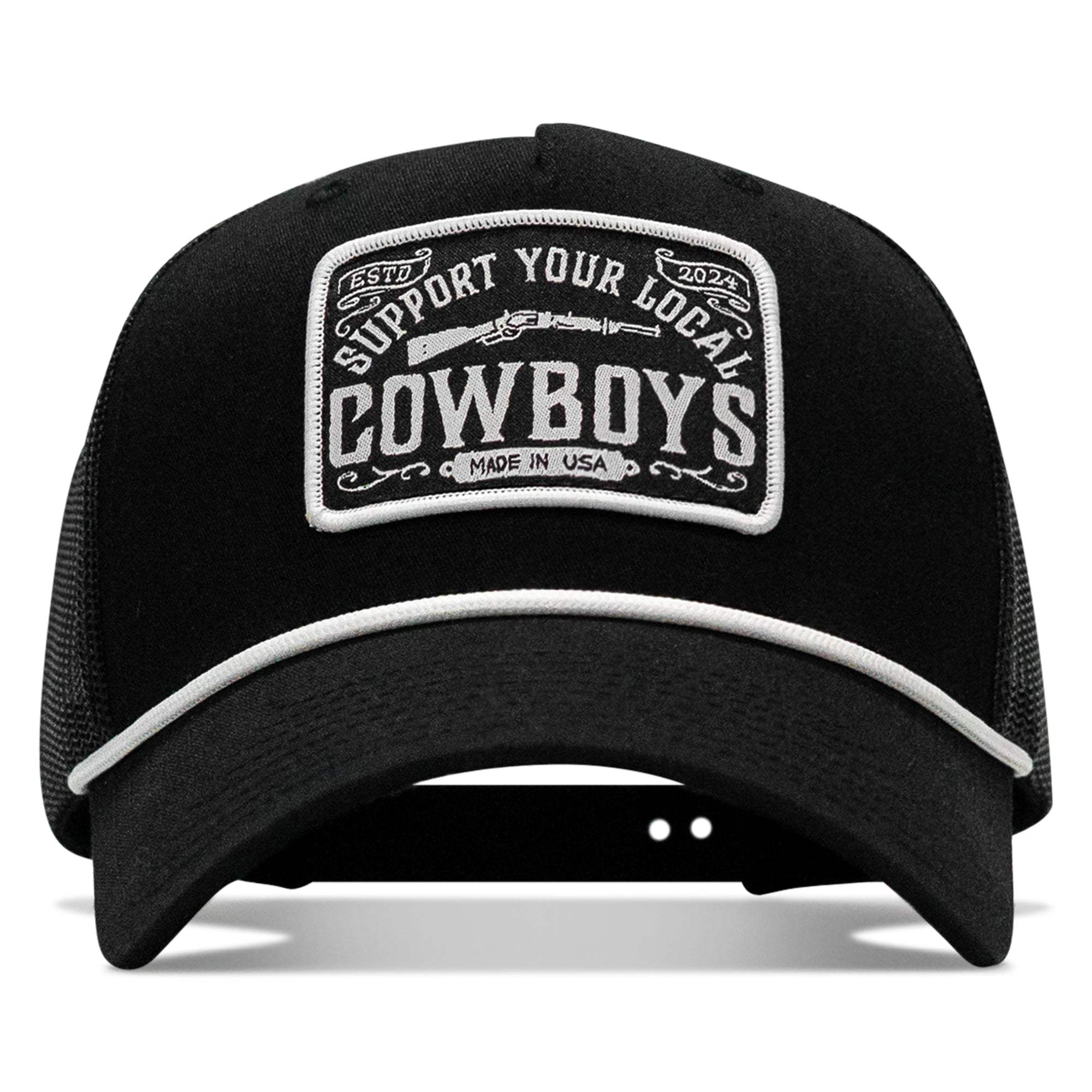 Support Your Local Cowboys Patch Rope Snapback Hat - DIRTY COWBOY USA - Flyclothing LLC