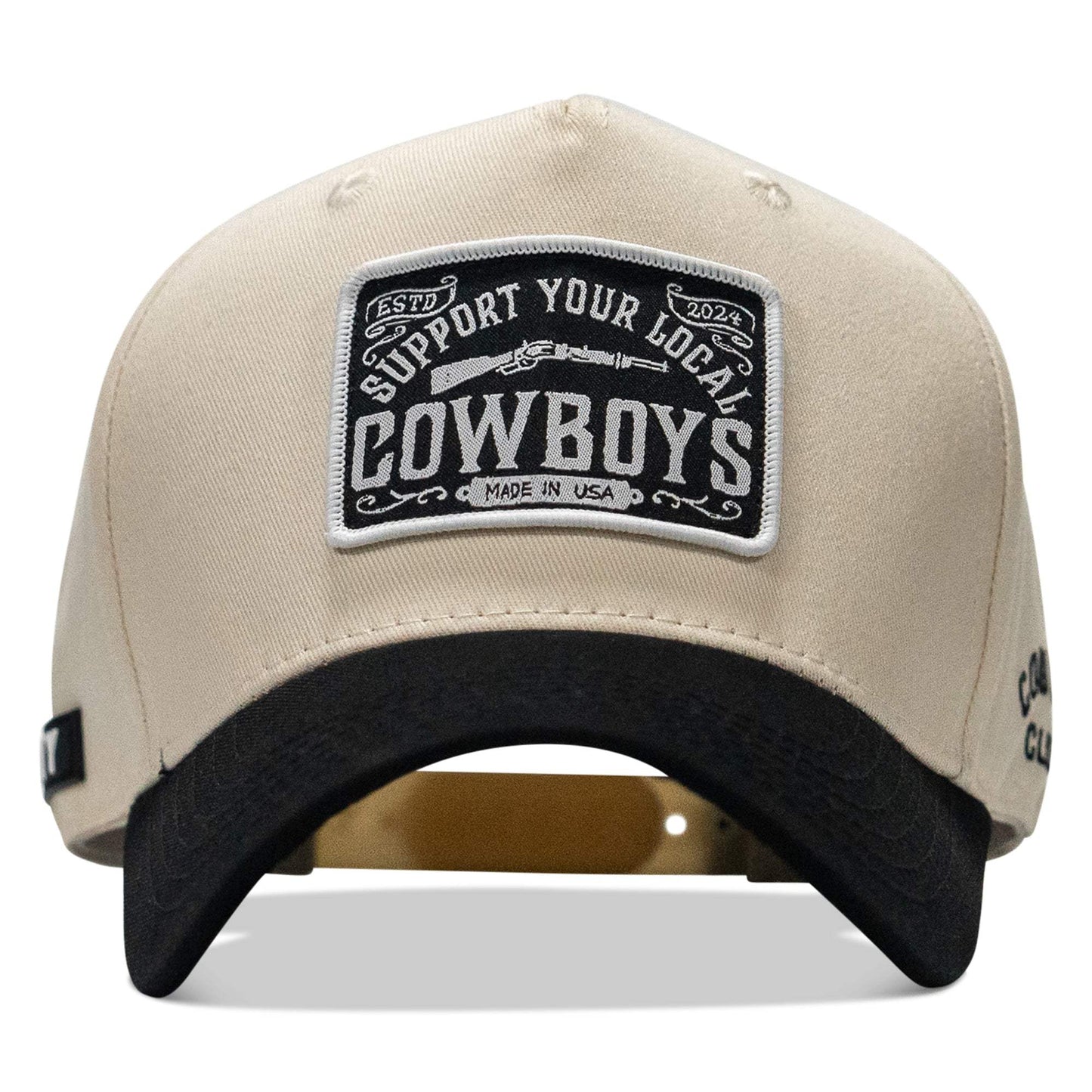 Support Your Local Cowboys Patch 5 Panel Workhorse Snapback - DIRTY COWBOY USA - Flyclothing LLC
