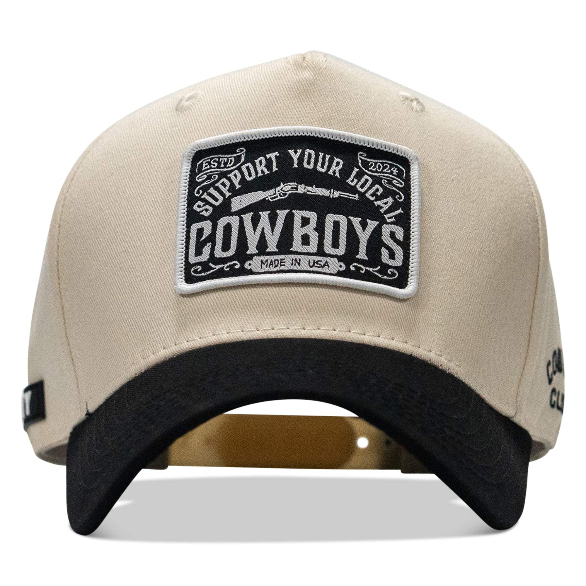 Support Your Local Cowboys Patch 5 Panel Workhorse Snapback - DIRTY COWBOY USA - Flyclothing LLC