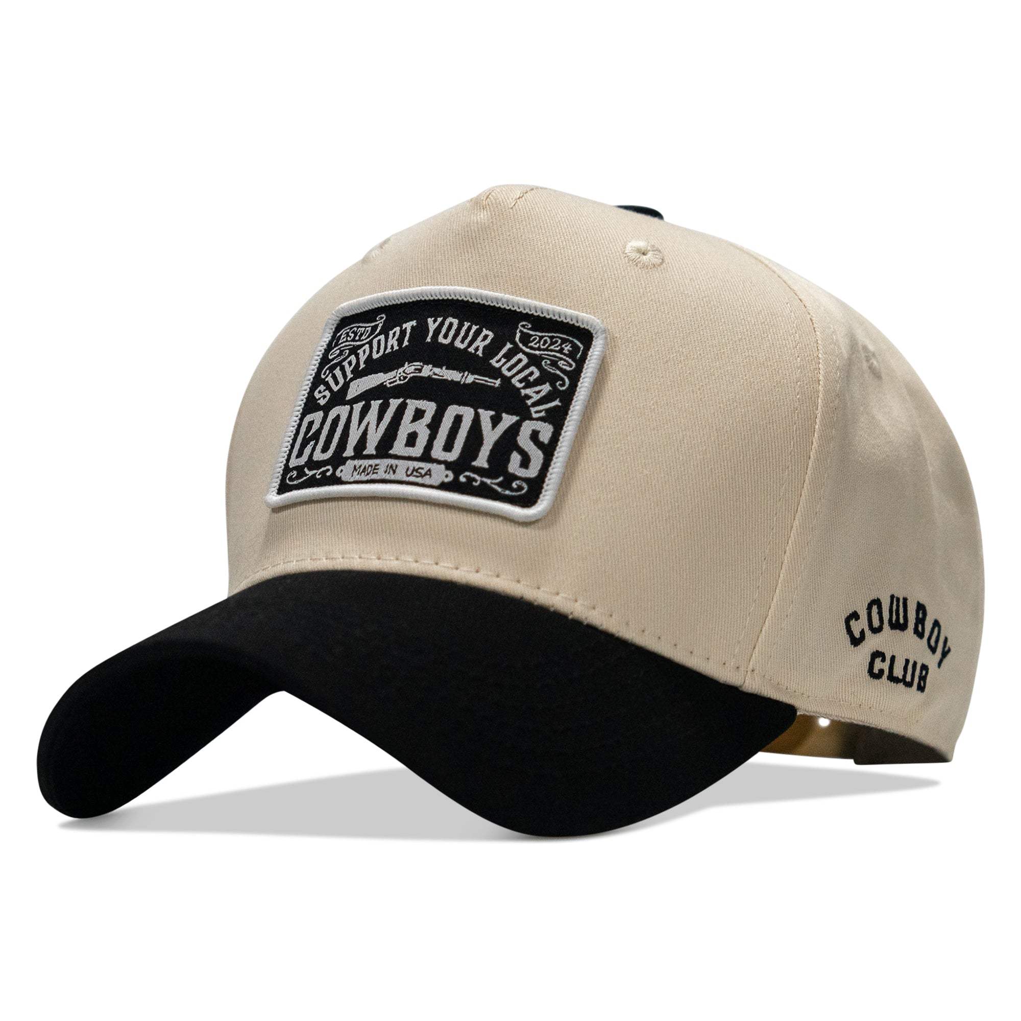 Support Your Local Cowboys Patch 5 Panel Workhorse Snapback - DIRTY COWBOY USA - Flyclothing LLC