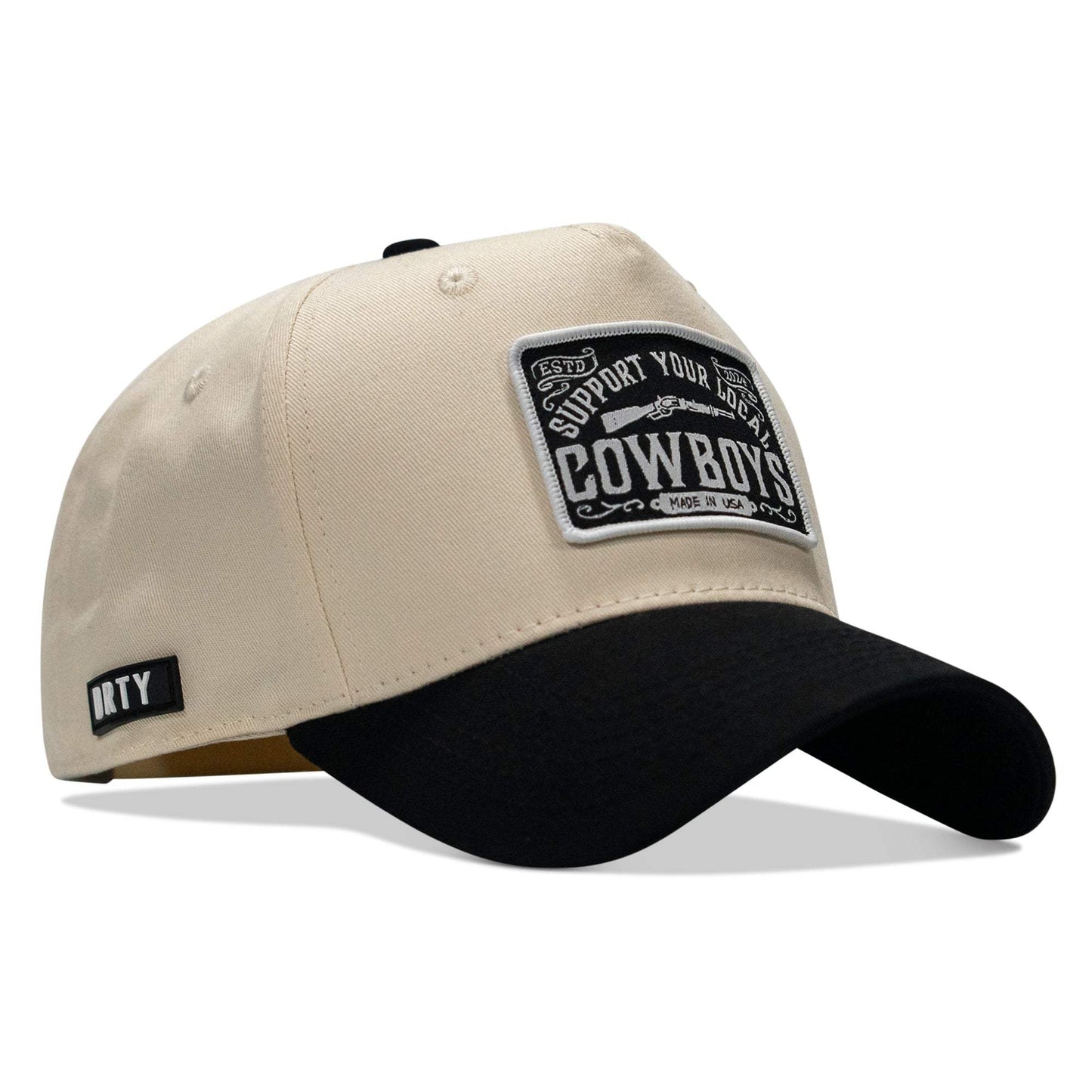 Support Your Local Cowboys Patch 5 Panel Workhorse Snapback - DIRTY COWBOY USA - Flyclothing LLC