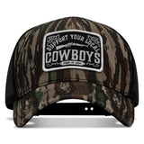 Support Your Local Cowboys Patch Snapback Hat - DIRTY COWBOY USA - Flyclothing LLC