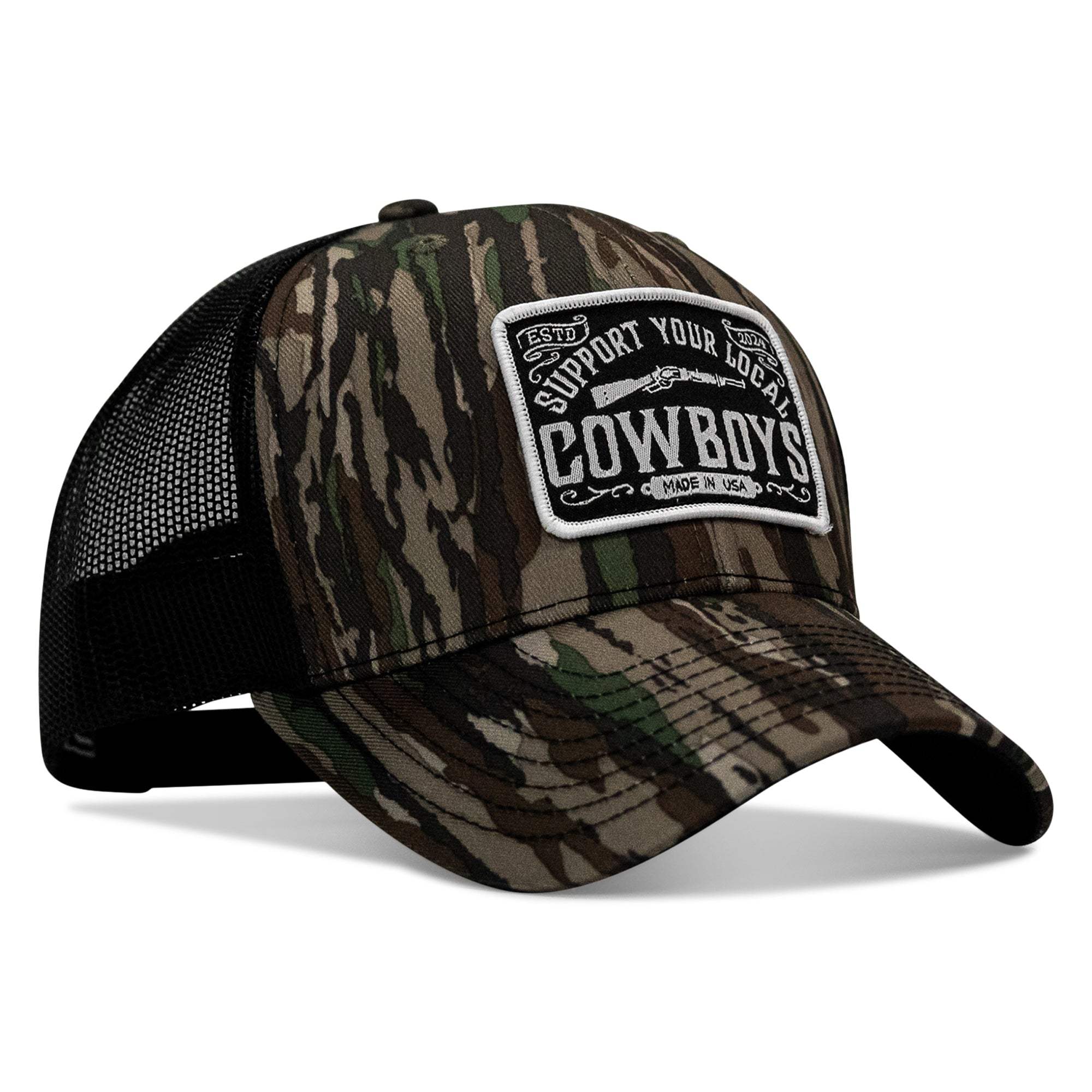 Support Your Local Cowboys Patch Snapback Hat - DIRTY COWBOY USA - Flyclothing LLC