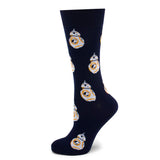 Star Wars BB-8 Navy Dress Socks and Rebel Alliance Starbird Crest Lapel Pin Gift Set - Cufflinks.com - Flyclothing LLC
