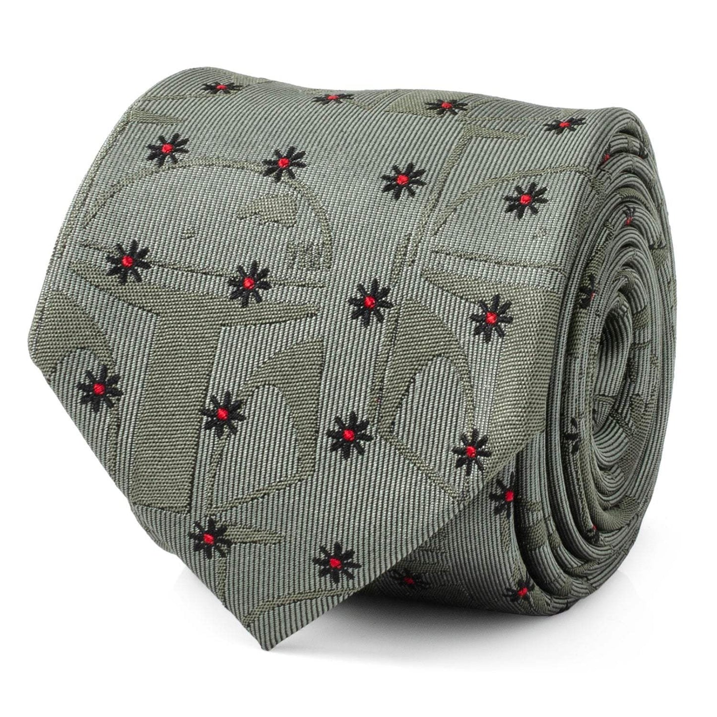 Star Wars Boba Fett Green Floral Motif Tie - Cufflinks.com - Flyclothing LLC
