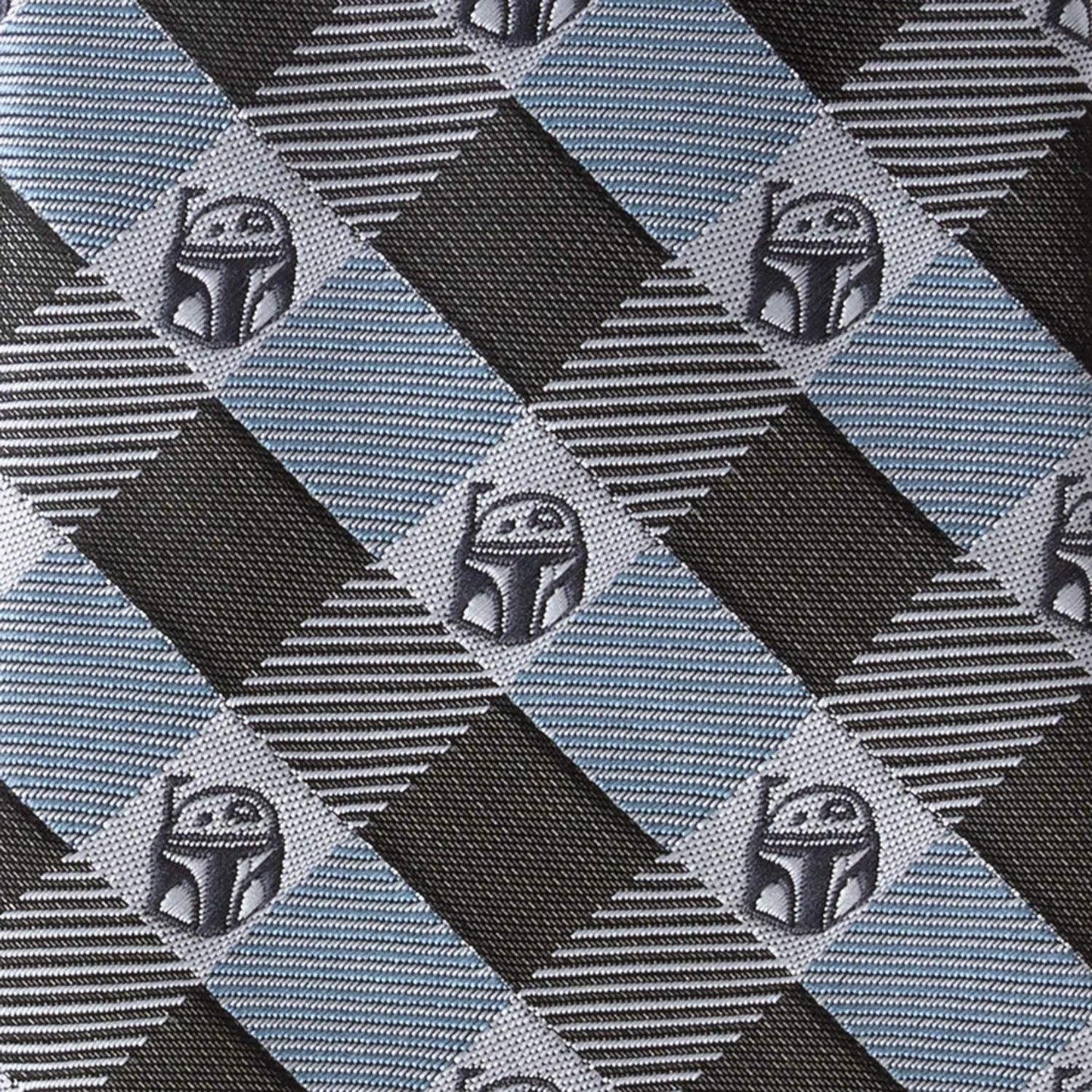 Star Wars Boba Fett Blue and Gray Plaid Tie - Cufflinks.com - Flyclothing LLC