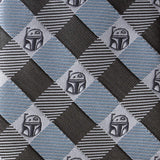 Star Wars Boba Fett Blue and Gray Plaid Tie - Cufflinks.com - Flyclothing LLC