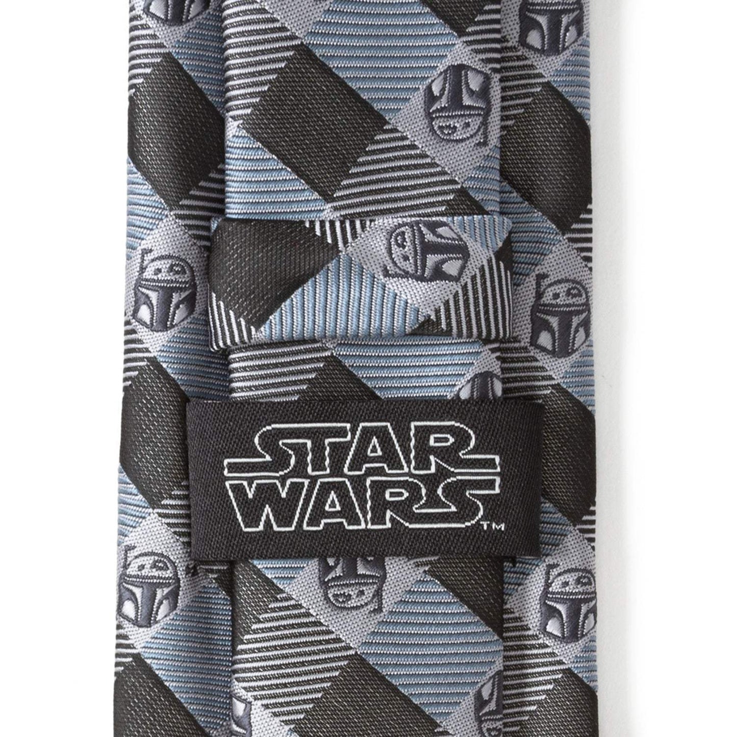 Star Wars Boba Fett Blue and Gray Plaid Tie - Cufflinks.com - Flyclothing LLC