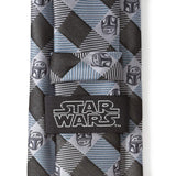 Star Wars Boba Fett Blue and Gray Plaid Tie - Cufflinks.com - Flyclothing LLC
