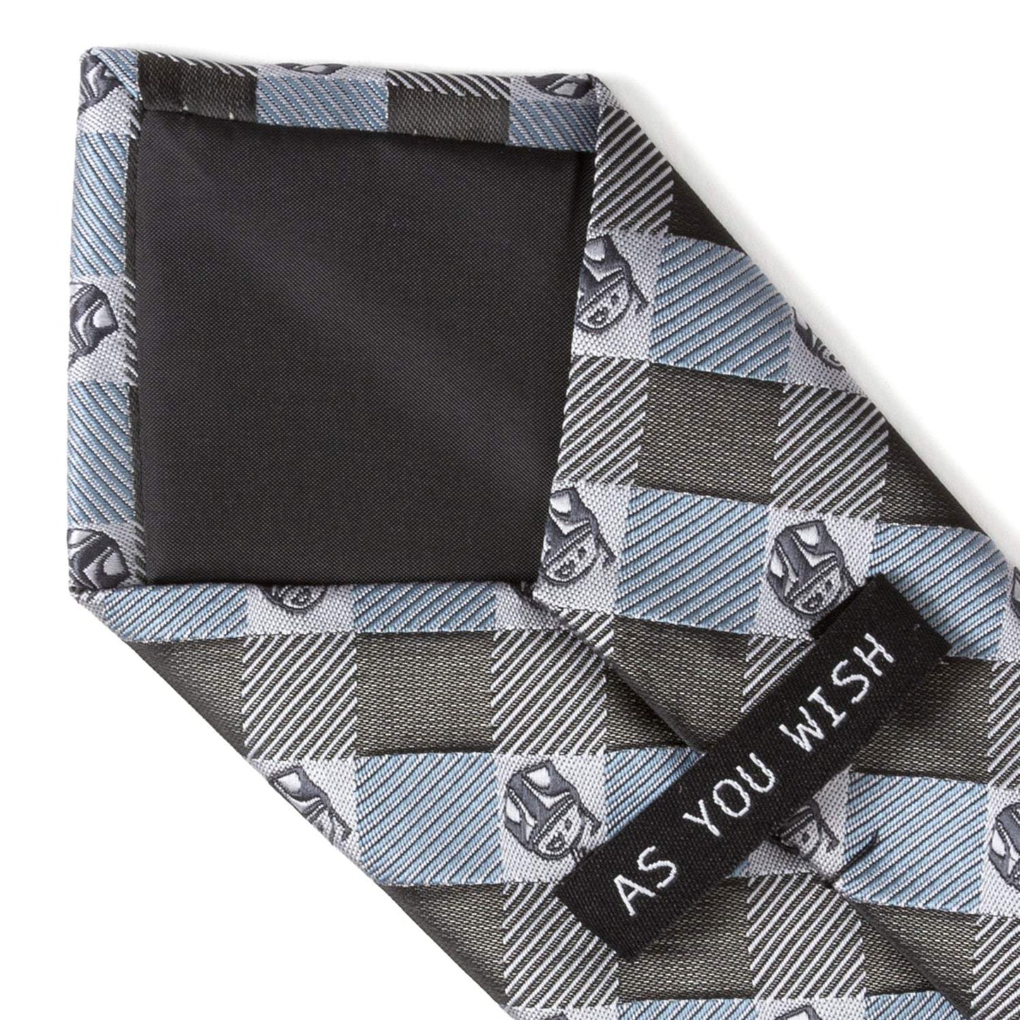 Star Wars Boba Fett Blue and Gray Plaid Tie - Cufflinks.com - Flyclothing LLC