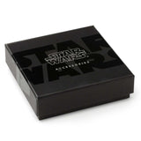 Star Wars Mandalorian Double Wrap Stainless Steel Black Bracelet - Cufflinks.com - Flyclothing LLC