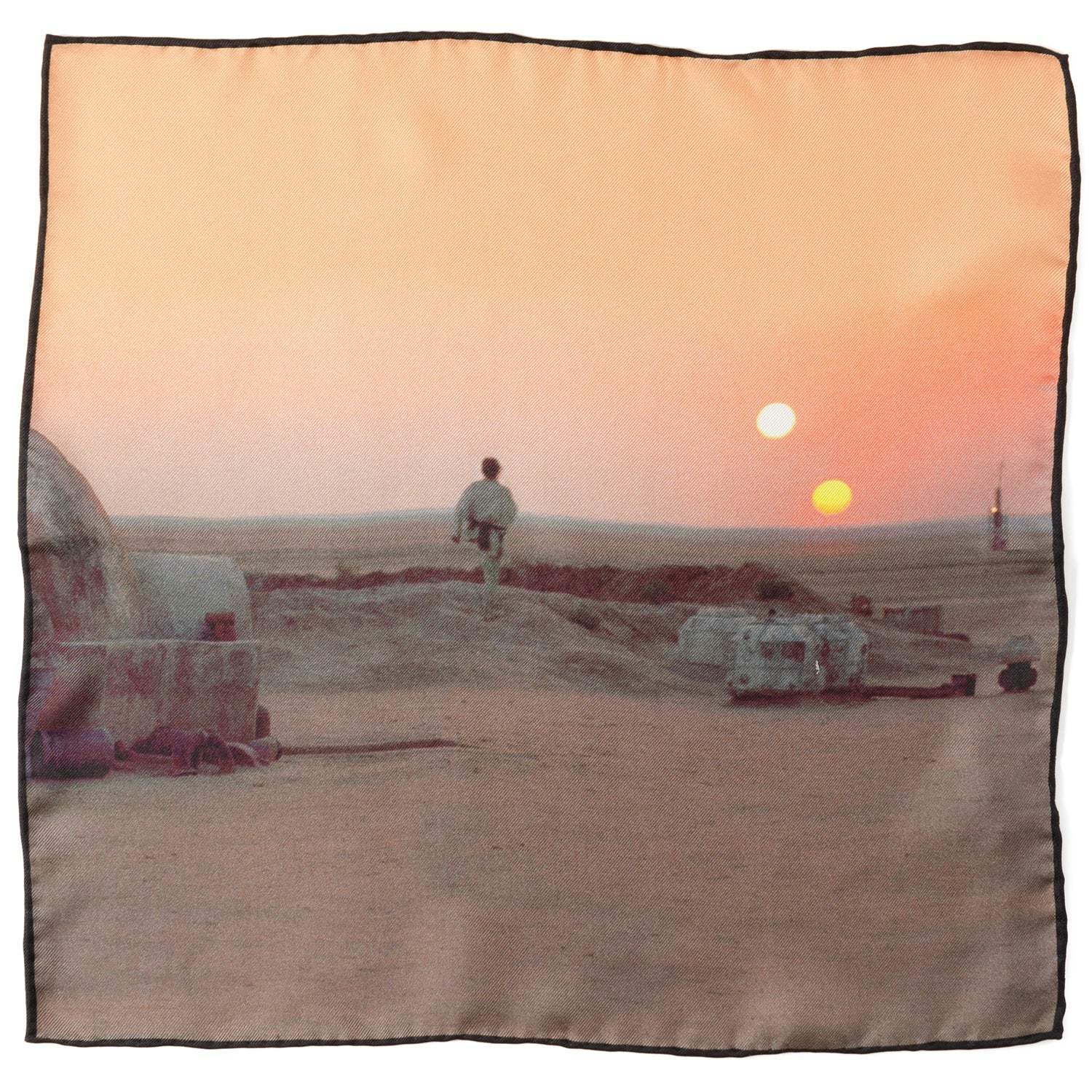 Star Wars Tatooine Binary Sunset Pocket Square - Cufflinks.com - Flyclothing LLC