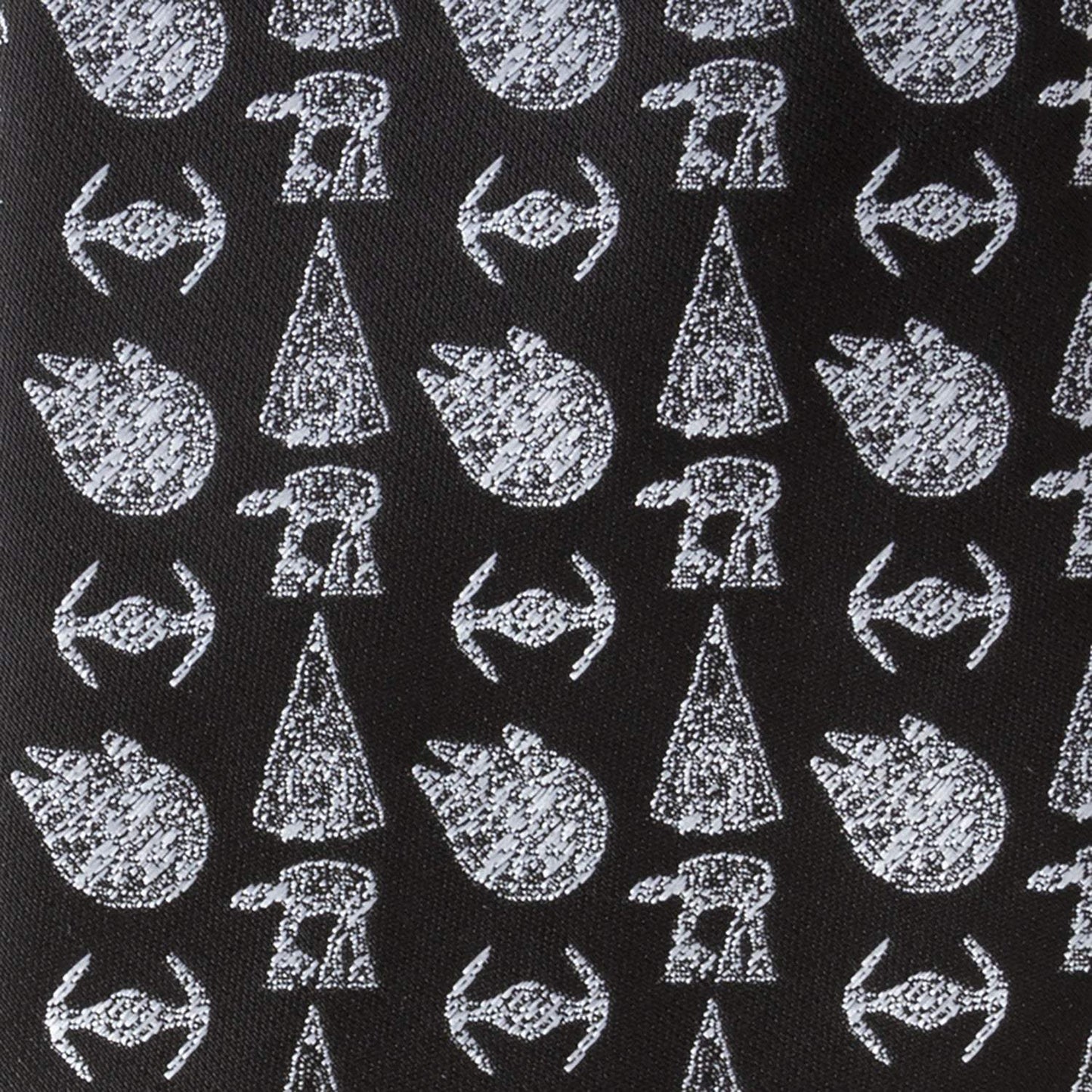 Star Wars Ships Black Tie - Cufflinks.com - Flyclothing LLC