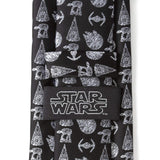 Star Wars Ships Black Tie - Cufflinks.com - Flyclothing LLC