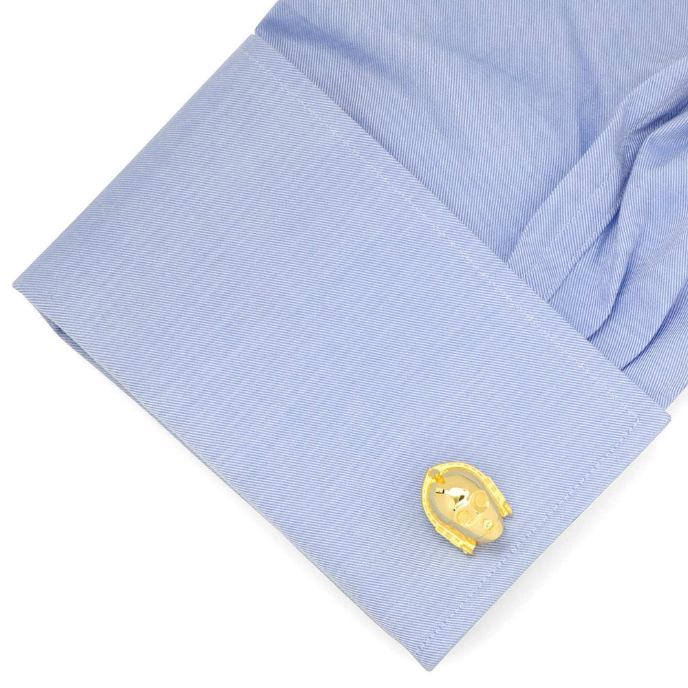 Star Wars C-3PO 3D Cufflinks - Cufflinks.com - Flyclothing LLC