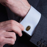Star Wars Chewbacca Gunmetal Cufflinks - Cufflinks.com - Flyclothing LLC