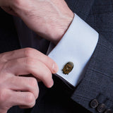 Star Wars Chewbacca Gunmetal Cufflinks - Cufflinks.com - Flyclothing LLC