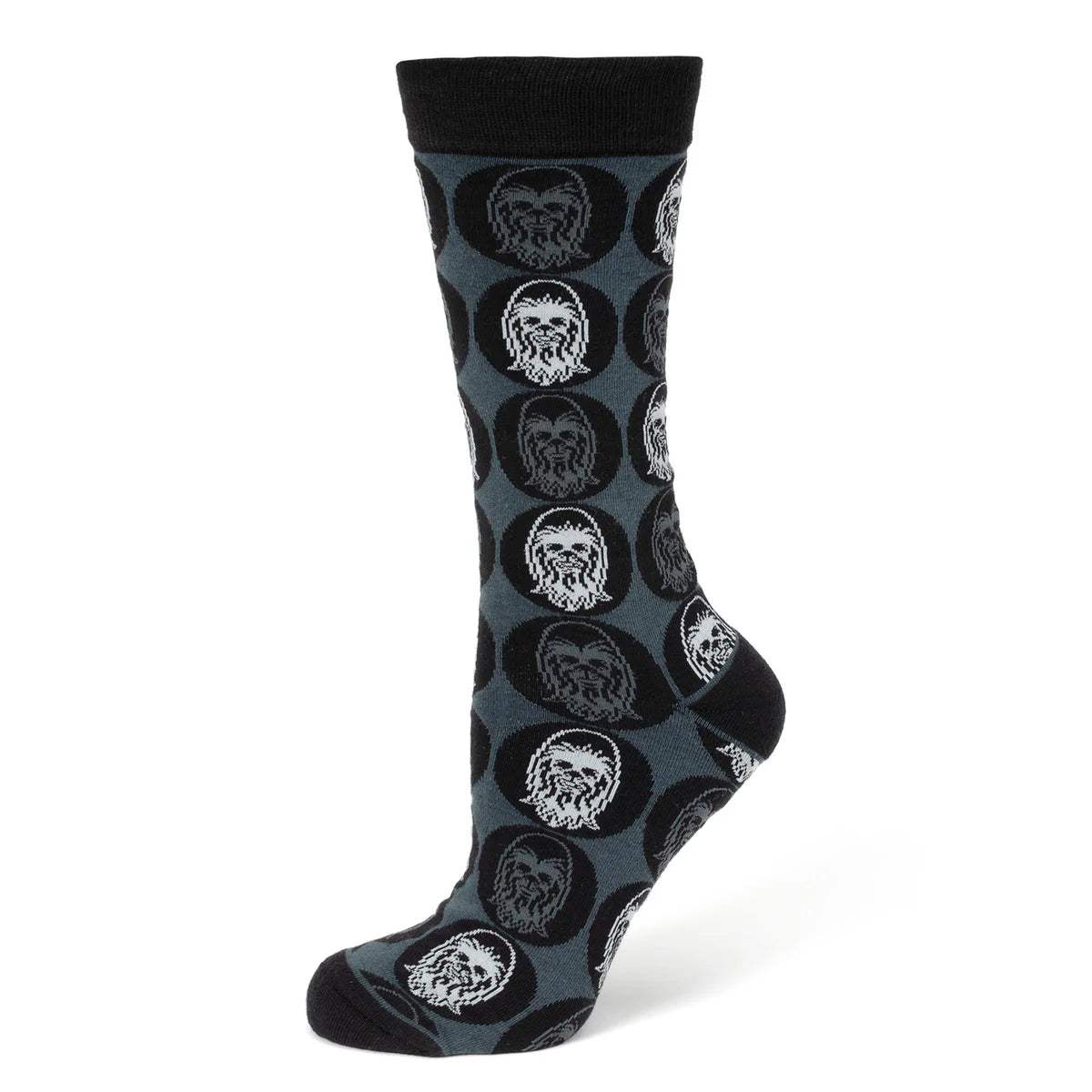 Star Wars Chewbacca Black Dress Socks and Rebel Alliance Starbird Crest Lapel Pin Gift Set - Cufflinks.com - Flyclothing LLC