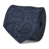Star Wars Mandalorian and Grogu Navy Paisley Tie, Grogu Tie Bar, and Lapel Pin Gift Set - Cufflinks.com - Flyclothing LLC