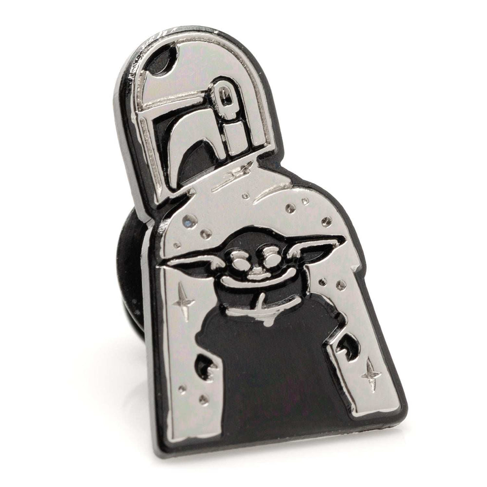 Star Wars Mandalorian and Grogu Navy Paisley Tie, Grogu Tie Bar, and Lapel Pin Gift Set - Cufflinks.com - Flyclothing LLC