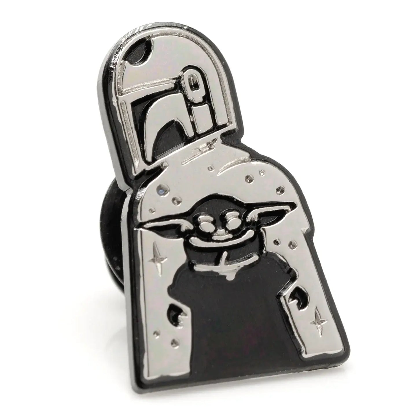 Star Wars Mandalorian and Grogu Navy Paisley Tie, Grogu Tie Bar, and Lapel Pin Gift Set - Cufflinks.com - Flyclothing LLC