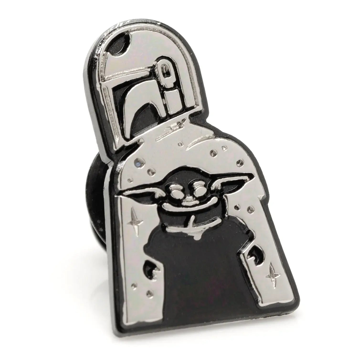 Star Wars Mandalorian and Grogu Navy Paisley Tie, Grogu Tie Bar, and Lapel Pin Gift Set - Cufflinks.com - Flyclothing LLC