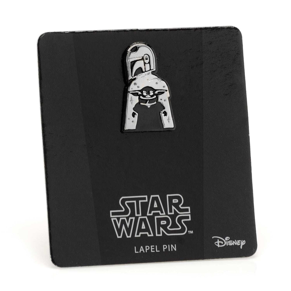 Star Wars Mandalorian and Grogu Navy Paisley Tie, Grogu Tie Bar, and Lapel Pin Gift Set - Cufflinks.com - Flyclothing LLC