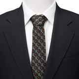 Star Wars Grogu Black and Orange Dotted Tie - Cufflinks.com - Flyclothing LLC