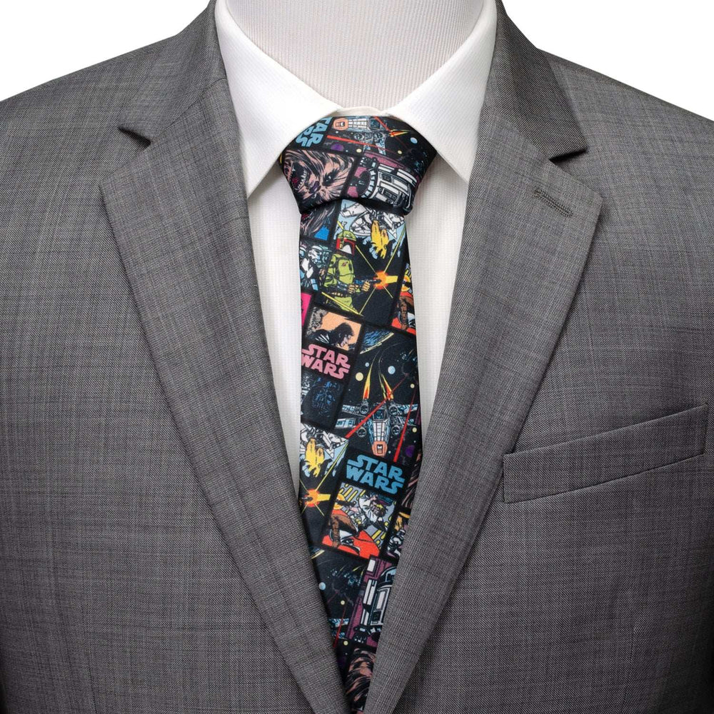 Star Wars Comic Book Tie - Cufflinks.com - Flyclothing LLC