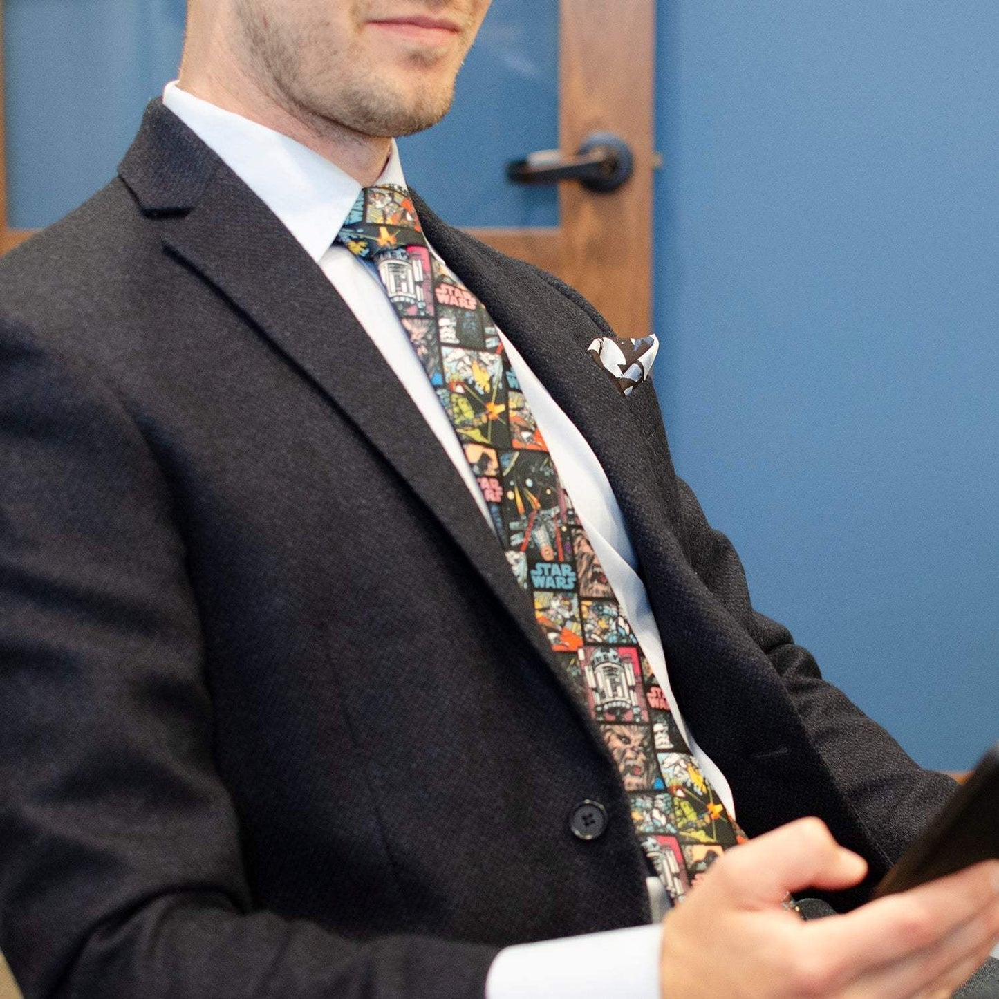 Star Wars Comic Book Tie - Cufflinks.com - Flyclothing LLC