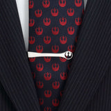 Star Wars Rebel Alliance Crest Cutout Sterling Silver Tie Bar