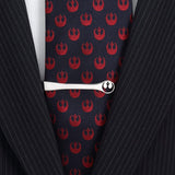 Star Wars Rebel Alliance Crest Cutout Sterling Silver Tie Bar - Cufflinks.com - Flyclothing LLC