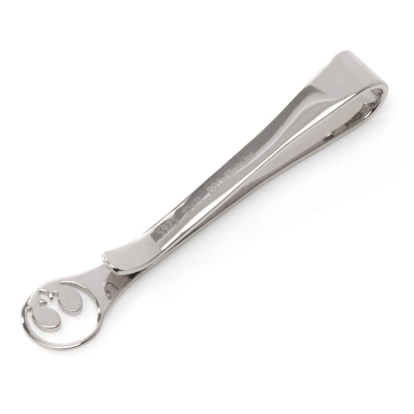 Star Wars Rebel Alliance Crest Cutout Sterling Silver Tie Bar - Cufflinks.com - Flyclothing LLC
