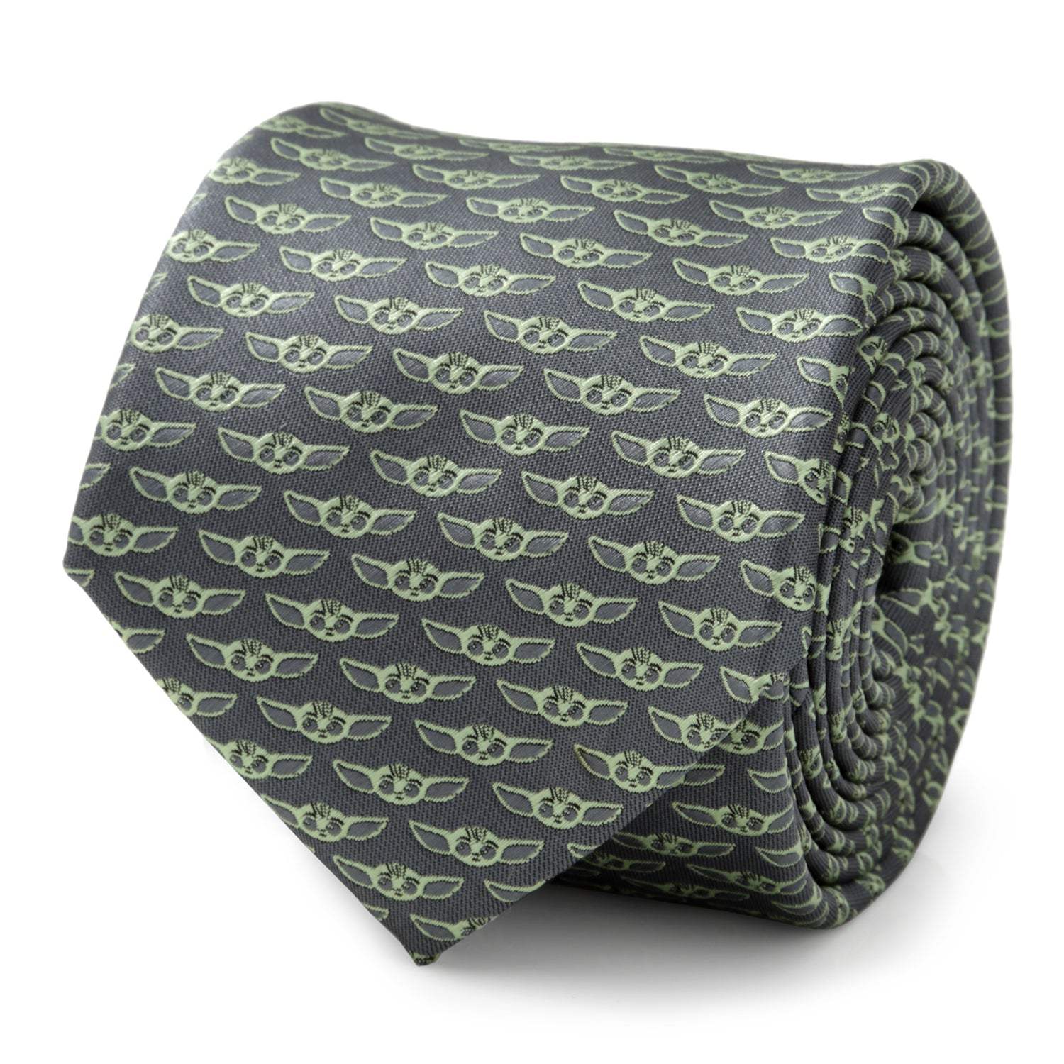Star Wars Grogu Gray Tie - Cufflinks.com - Flyclothing LLC