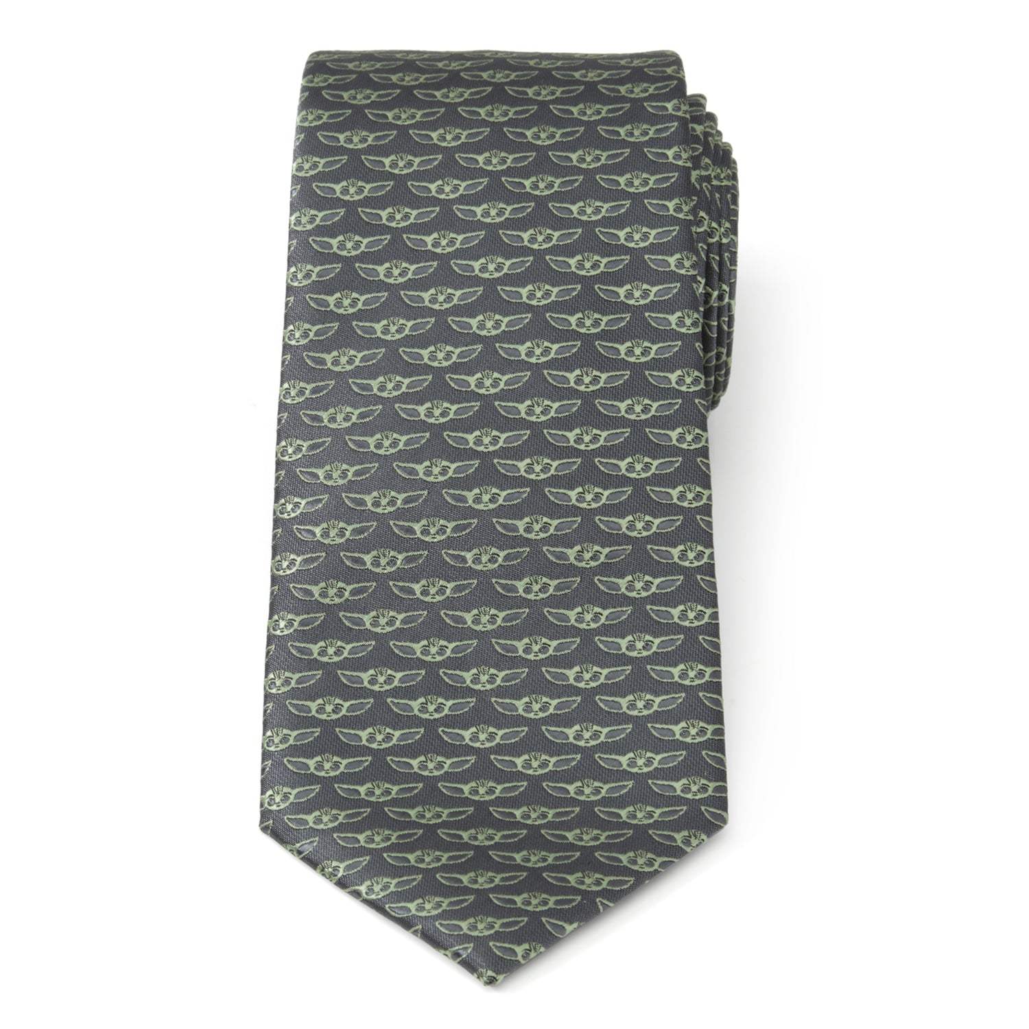 Star Wars Grogu Gray Tie - Cufflinks.com - Flyclothing LLC