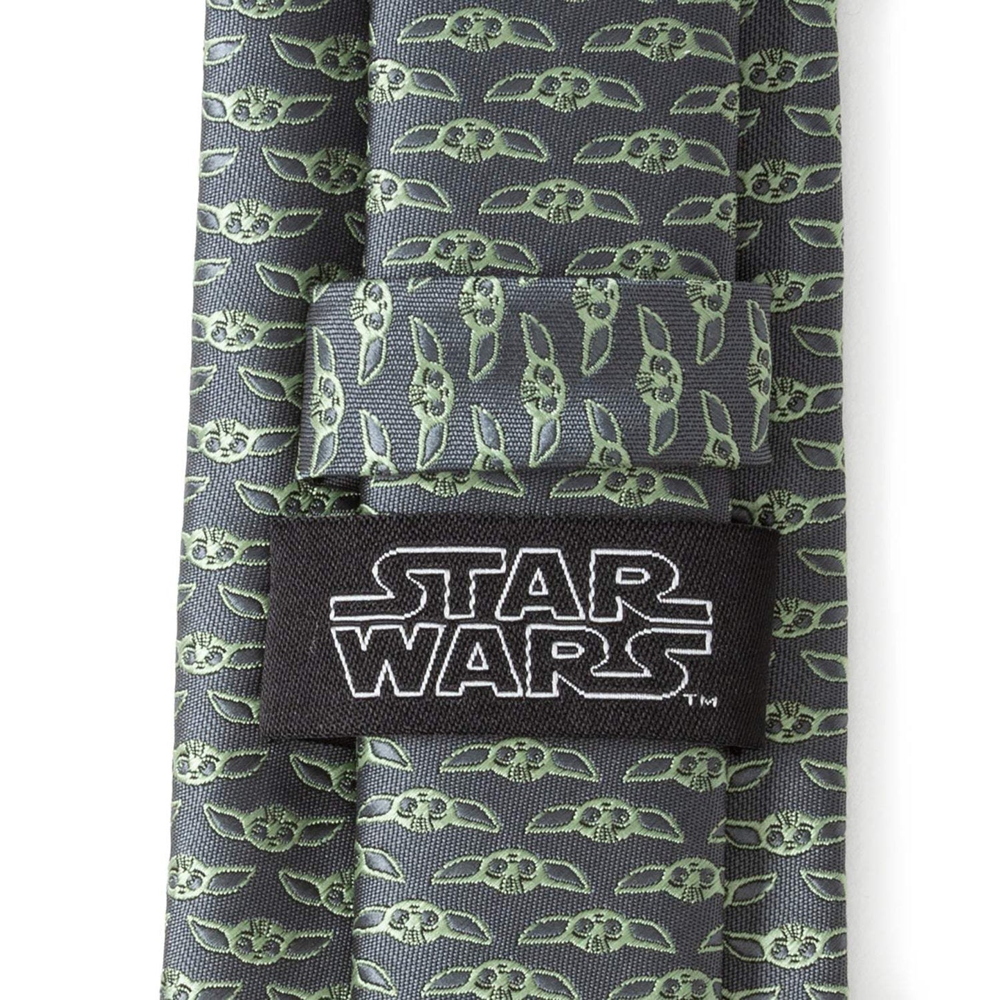 Star Wars Grogu Gray Tie - Cufflinks.com - Flyclothing LLC