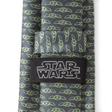 Star Wars Grogu Gray Tie - Cufflinks.com - Flyclothing LLC