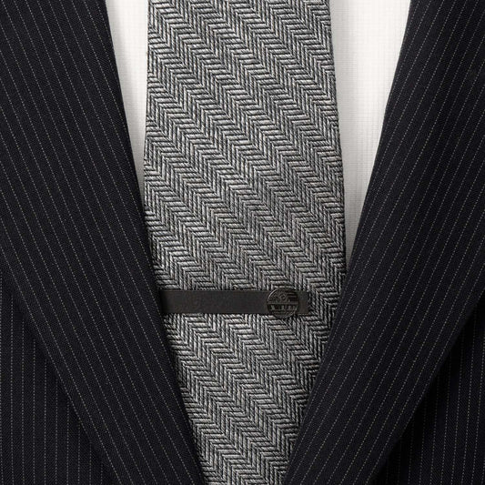 Star Wars Death Star Satin Black Tie Bar - Cufflinks.com - Flyclothing LLC
