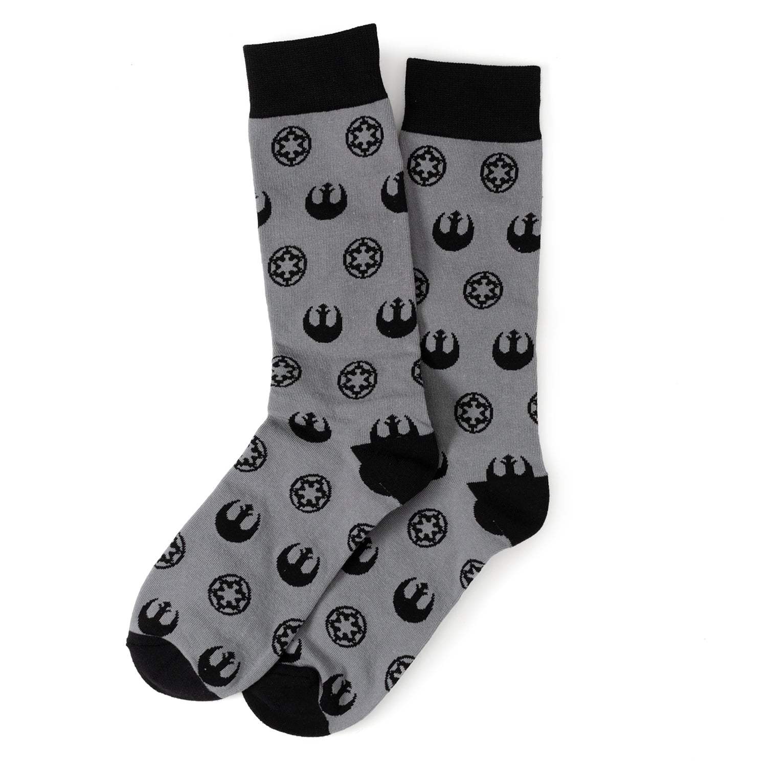 Star Wars Darth Vader Black, White, and Gray Dress Socks and Lapel Pin Gift Set - Cufflinks.com - Flyclothing LLC