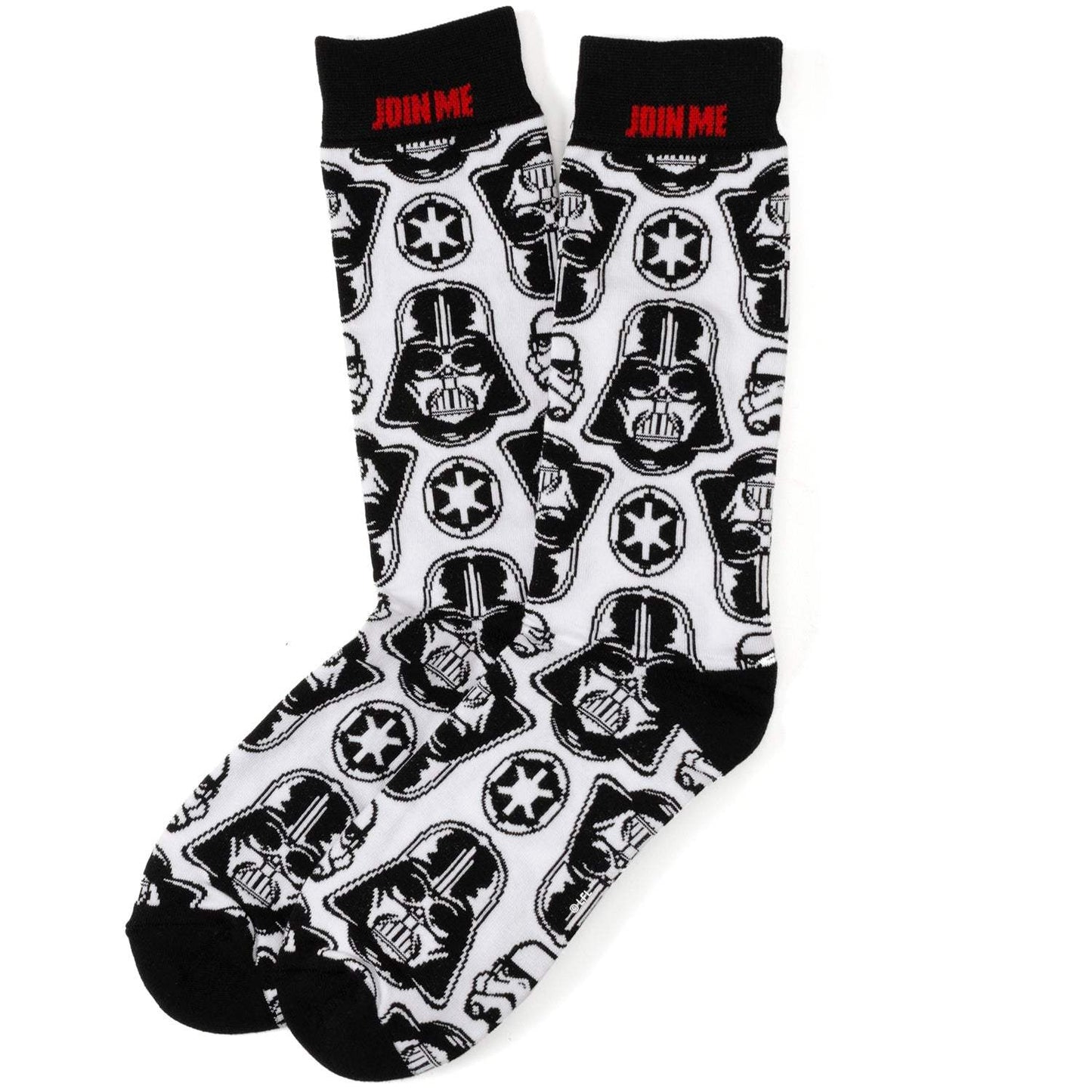 Star Wars Darth Vader Black, White, and Gray Dress Socks and Lapel Pin Gift Set - Cufflinks.com - Flyclothing LLC