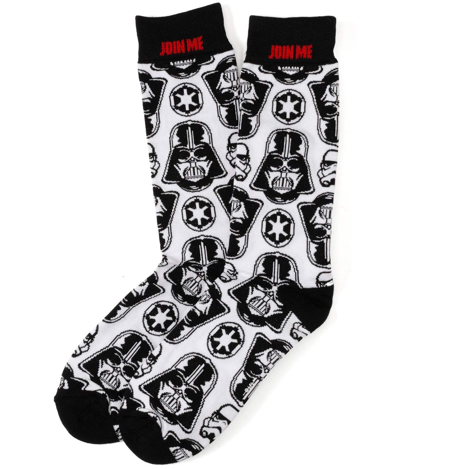 Star Wars Darth Vader Black, White, and Gray Dress Socks and Lapel Pin Gift Set - Cufflinks.com - Flyclothing LLC