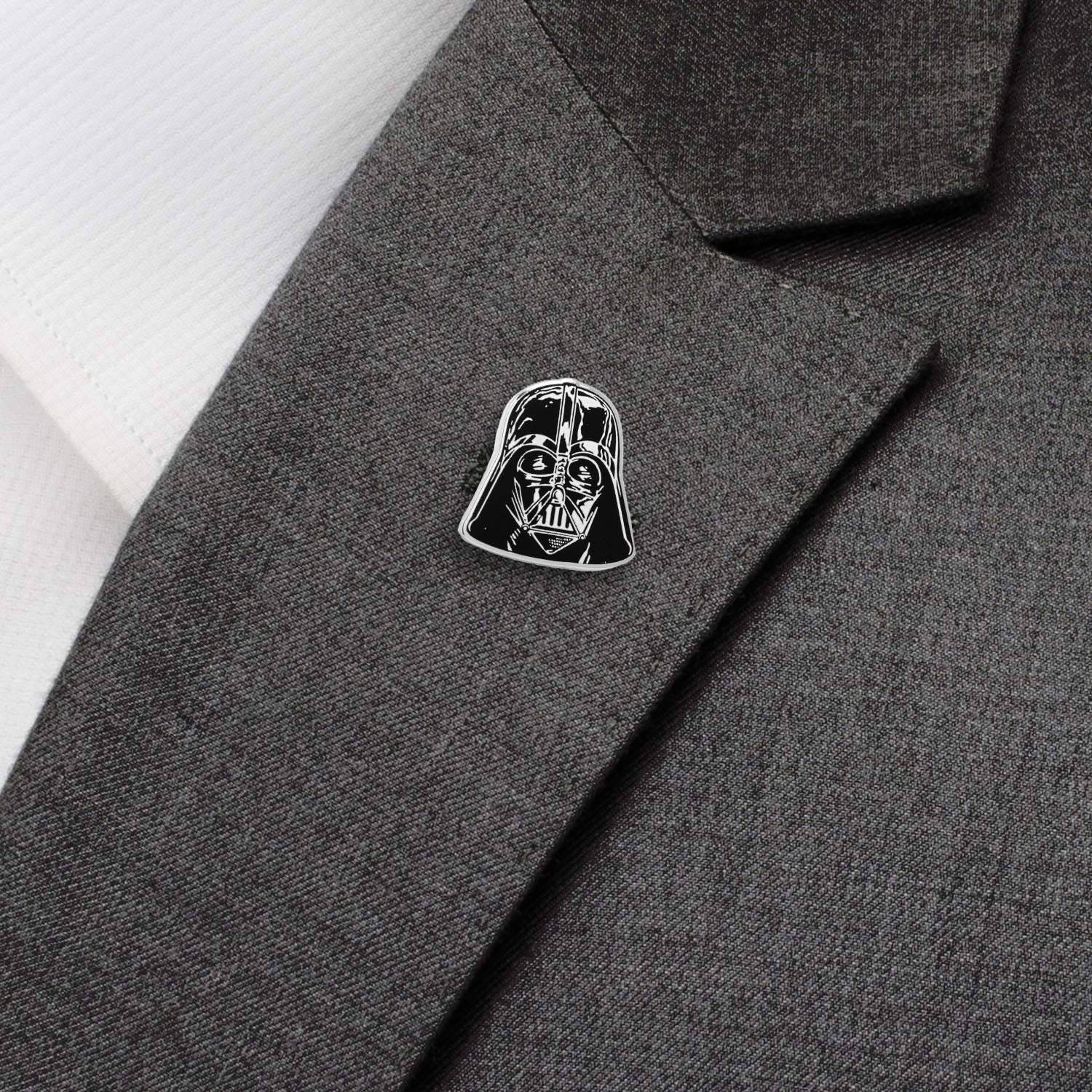 Star Wars Darth Vader Black, White, and Gray Dress Socks and Lapel Pin Gift Set - Cufflinks.com - Flyclothing LLC