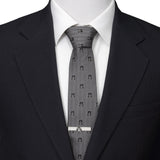 Star Wars Darth Vader Black and Gray Herringbone Tie - Cufflinks.com - Flyclothing LLC